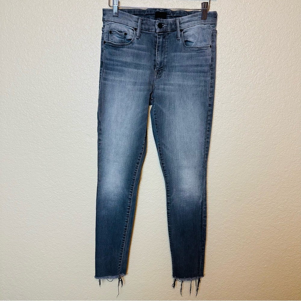 MOTHER Looker Ankle Fray Supermoon Wash Size 27 - Picture 4 of 10